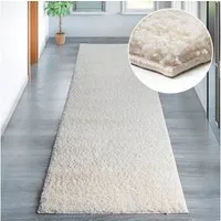 OTTO home Hochflor-Teppich Viva Shaggy, in Standard- und Premium-Qualität, 30 mm oder 45 mm Höhe, rechteckig, Uni Farben, einfarbig, weich, kuschelig, Läufer, Kundenliebling