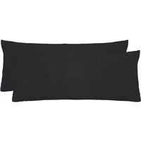 Biberna Kissenbezug Michi Feinjersey mit Reißverschluss, (2 Stück), verschiedene Größen, Feinjersey Kissenhülle aus 100% Baumwolle