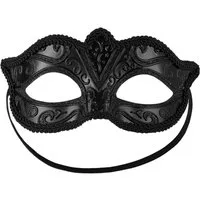 dressforfun Kostüm Venezianische Maske mit Muster, Elegante Halbmaske in Einheitsgröße