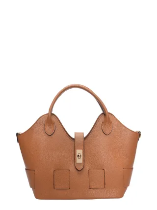 Roberta M Braun Rindsledertasche