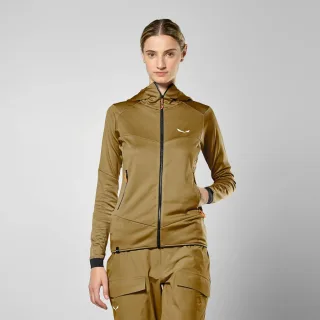 SALEWA - Sella Crevasse Kapuzenjacke Damen - Beige (Gr.34)