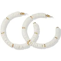 Firetti Paar Creolen Schmuck Geschenk Kupfer Ohrschmuck Ohrringe, Made in Germany - mit Muschelperle