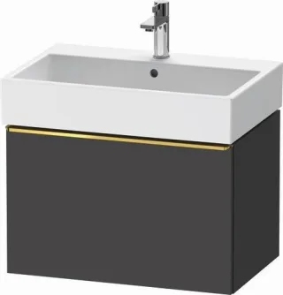 Duravit D-Neo Waschtischunterbau wandhängend Graphit Matt 684x442x440 mm - DE4272034490000 DE4272034490000