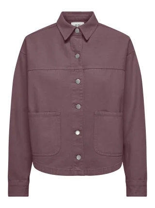 JDY - JDYNOMA L/S SHACKET WVN NOOS Rose Brown - Gr. - XS