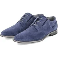 bugatti Bugatti 311960111400-4100 Herren Rauleder blue Schnürschuh