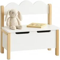 relaxdays Sitzbank Kinderbank mit Stauraum