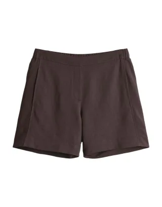 Opus - Lässige Shorts mit elastischem Bund von Opus braun - Gr. - 34