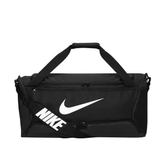 Nike Brasilia Swoosh Training 60L Duffle Bag (Schwarz/Weiß)