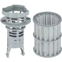 Trade-Shop Schmutzsieb Set (Grobsieb + Feinsieb) passend für Bosch/Siemens 645038, 00645038, Kunststoff, (bestehend aus Grobsieb und Feinsieb/Mikrofilter), Ersatzteil für Spülmaschine, Geschirrspüler