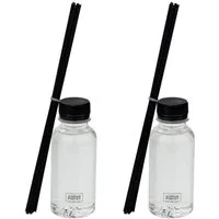 SCHÖNER WOHNEN-Kollektion Raumduft-Nachfüllflasche »Sandalwood« (Set, 2-St), warmer Duft, je 150 ml, wiederverschließbar, mit 12 Duftstäbchen