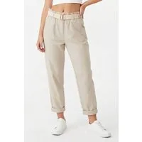 Kendindza Collection Stretch-Hose Damen Chino Hose Stretch mit Gürtel Stoffhose Damen elegant Loose Fit Weiches Material - Loose Fit - weiter geschnitten - Gürtel inkl