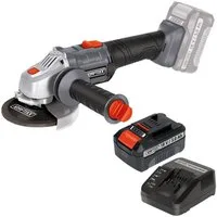 KRAFTIXX® Winkelschleifer KX-WS 18 Li, max. 8500 U/min, (Set, 3 tlg), inkl. 3,0 Ah Akku, kompatibel mit Einhell Power X-Change Akkusystem