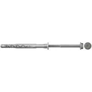 Fischer Langschaftdübel SXRL 10x120 FUS R mit Sechskantschraube und U-Scheibe, rostfrei - 522732