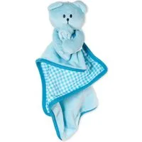 Karlie Tierkuscheltier Welpenspielzeug Decke Bär blau