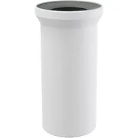 Aloni WC-Anschlussrohr 4090350, (1-tlg), WC-Anschluss Anschlussstutzen L 350 mm Abfluß weiß DN 90/110