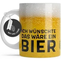 Amari Tasse AMARI® Bier Tasse "Ich wünschte das wäre ein Bier" - Geschenk Bier