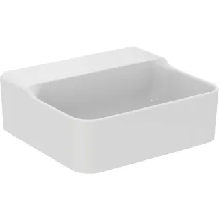 Ideal Standard Conca Handwaschbecken T387501 400x350mm, ohne Überlauf, ohne Hahnloch, weiß