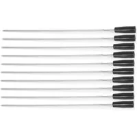 BBQ-Toro Schaschlikspieße Edelstahl Grillspieße (10 Stk), 54 cm Ersatz Spieße für Spießdreher