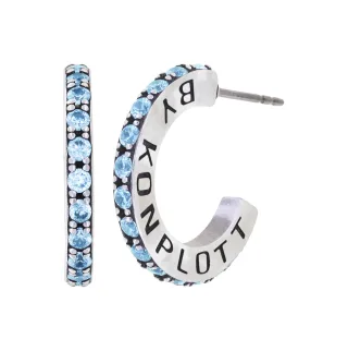 konplott - Creolen - Daily Glam blau