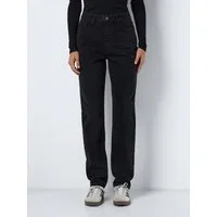 Noisy may High-waist-Jeans NMDAISY HW MOM FIT JEAN BLACK FWD NOOS