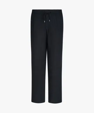 Profuomo - Navy Loose Fit Leinen-Hose navy - Gr. - 52