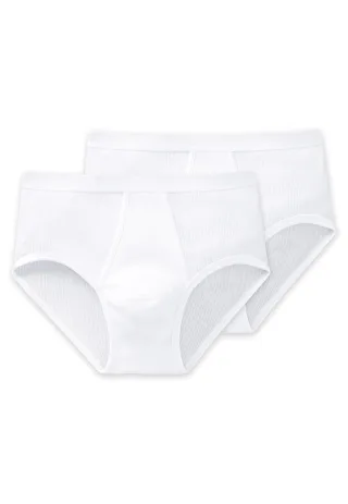 SCHIESSER - 2PACK Sportslip weiss - Gr. - 10