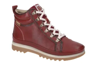 Pikolinos W3W-8564 Damen Stiefeletten VIGO sportlich rot arcilla flach G Weite