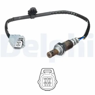 Delphi Lambdasonde nach Katalysator Mazda 2 Cx-3