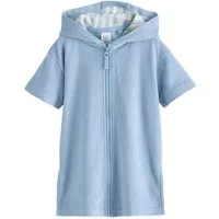 Next Badeponcho Frottee-Cover-up mit durchgehendem Reißverschluss, Baumwolle