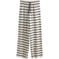 Next Palazzohose Hose mit weitem Bein im Strick-Look (1-tlg)
