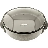 COFI 1453 Elektrische Pizzapfanne Partypfanne 36/42cm Antihaft Beschichtet 1500 Watt