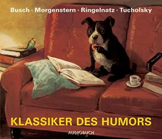 Klassiker des Humors - 107 Gedichte und Geschichten auf 4 CDs mit 303 Min. [Audio CD] [2011] Wilhelm Busch (Autor) Christian Morgenstern (Autor) Joachim Ringelnatz (Autor) Kurt Tucholsky (Autor) Frank Arnold (Sprecher) Janina Sachau (Sprecherin) Joh