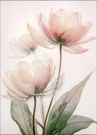 Aludibondbild FLOWERS X