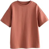 Next T-Shirt Oversized Fit T-Shirt aus 100 % schwerer Baumwolle (1-tlg)