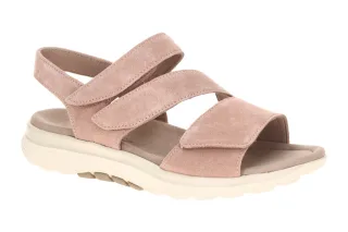Gabor Damen Sandale 86.813.38 ROLLINGSOFT in rose clay - Keilabsatz, Klettver...