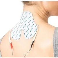 Axion Elektrodenpads passend zu Prorelax, Promed, axion -Nackenelektrode 2mm Steckanschluss, 2 St.,selbstklebende TENS EMS Elektroden für TENS EMS Geräte