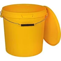 BENBOW Putzeimer Eimer mit Deckel 30 20 10 5 3 1 0,5 L Viele Farben Lebensmittelecht, (1-tlg., PZH-, BRC- und DIN-ISO-zertifiziert), für Lebensmittel, Farben, Chemikalien