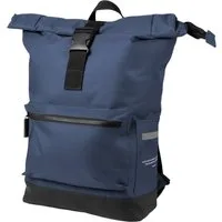 Norländer Fahrradrucksack Fahrrad-Rucksack 2in1 Gepäckträgertasche 24L Wasserabweisend Vegan, 2in1 Fahrradtasche, RPET Recycling, Fietshaken, Roll-Top, 20L, Vegan