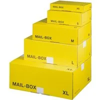 Smartbox Pro Versandkarton Versandkarton MAILBOX S 255x185x85mm gelb/anthrazit