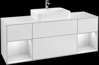 Villeroy & Boch Waschtischunterschrank Finion F45 1600x603x501mm WT mittig, F451MTMT F451MTMT