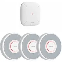 X-SENSE XS0B-MR31 Rauchmelder-Set mit Basisstation SBS50 & 3x XS0B-MR Rauchmelder (Sprachalarm mit Standortangabe, App-Benachrichtigungen)