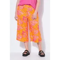 Studio Untold Culotte Culotte Wide Legs High Waist Shape Leafs Print