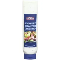 Homann Saucen, Homann Joghurt-Kräuter Dressing frische Kräuternote Packung 875ml
