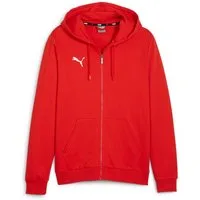 PUMA Kapuzensweatjacke TEAMGOAL CASUALS HOODED JACKET mit Kapuze, für Fußball und Freizeit, mit Reißverschluss