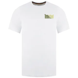 Timberland Stacked Herren-T-Shirt in Weiß