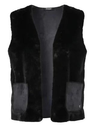 Frapp - Weste Offen black - Gr. - 48
