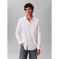 Calvin Klein Jeans Langarmhemd Button-Down-Kragen, Baumwoll-Stretch
