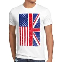 style3 T-Shirt USA Amerika Union Jack Flagge Flag Stars Stripes brexit England
