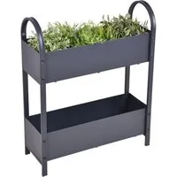 Garden Pleasure Kräuterbeet Etagen Hochbeet TULIPIA aus Metall in Anthrazit von Garden Pleasure