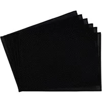 APS Platzset Schmalband, (6-St), mit umgenähten Rand, leicht abwischbar, 45x33 cm